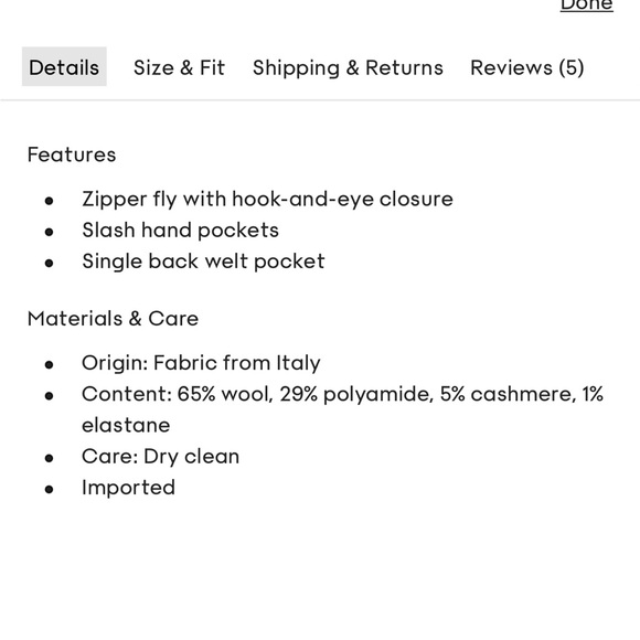 Aritzia Wilfred Andalusia Pant - Picture 9 of 10